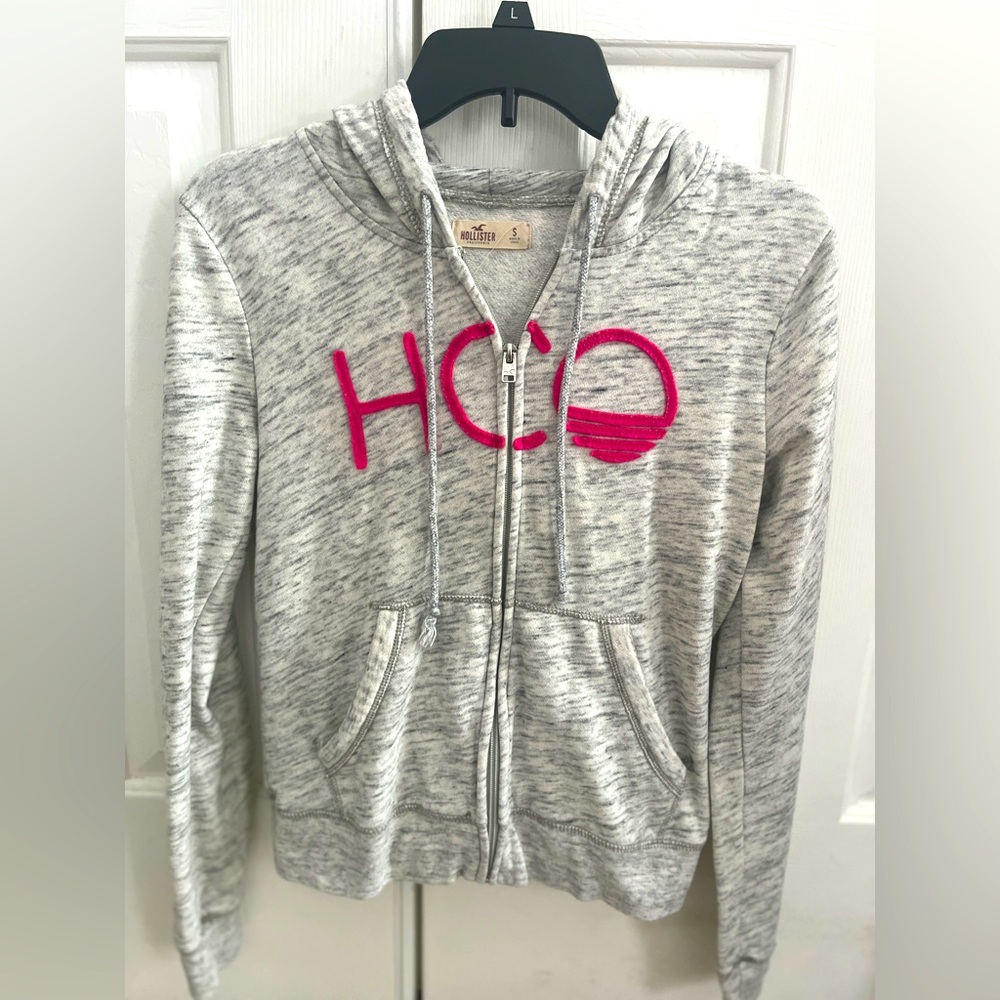 Hollister zip up hoodie